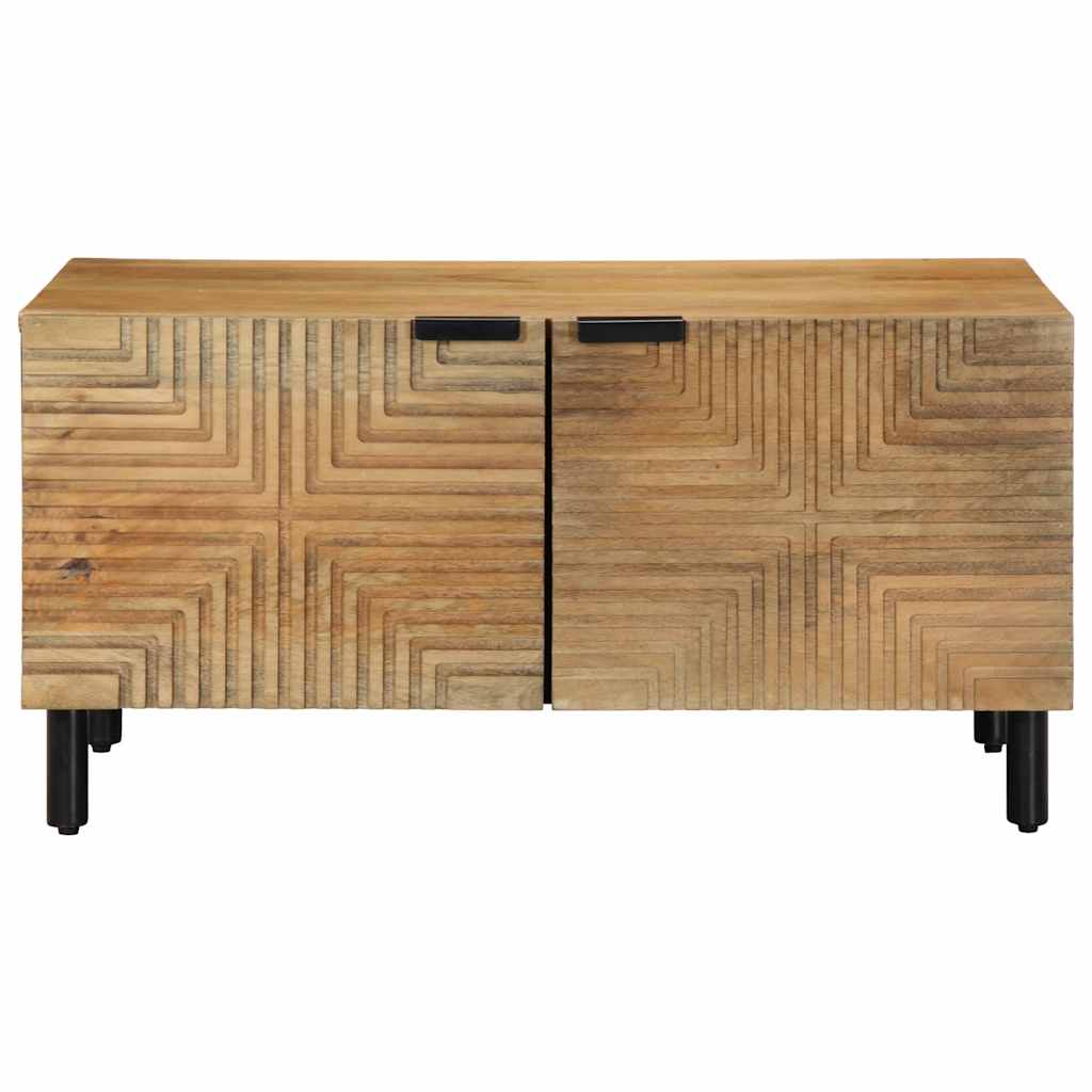 Salontafel 80x50x40 cm massief mangohout bruin is nu te koop bij PeponiXL, paradijselijk wonen!