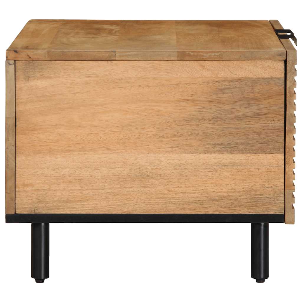 Salontafel 80x50x40 cm massief mangohout bruin is nu te koop bij PeponiXL, paradijselijk wonen!