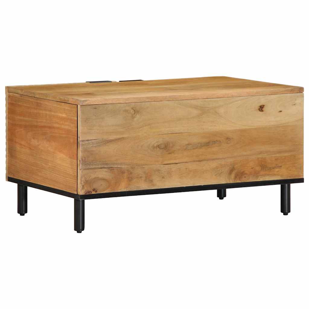Salontafel 80x50x40 cm massief mangohout bruin is nu te koop bij PeponiXL, paradijselijk wonen!