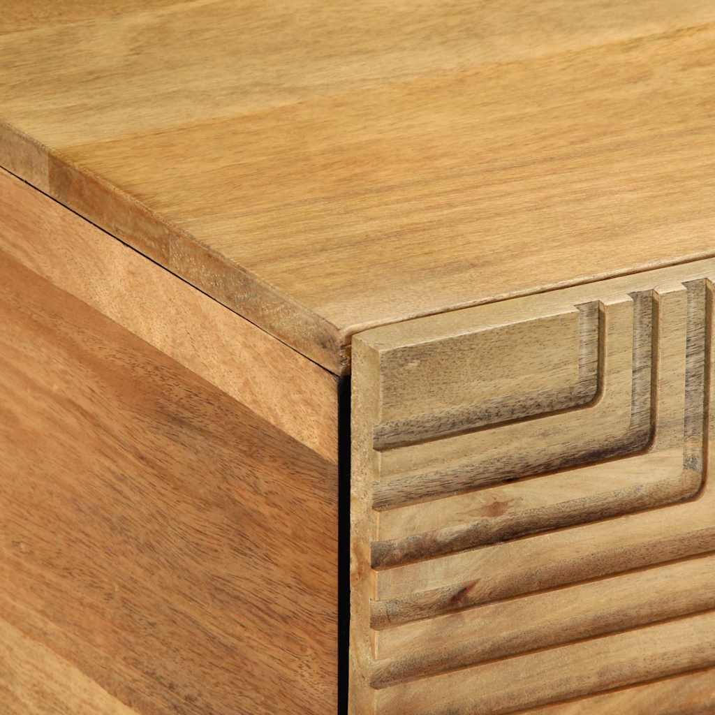 Salontafel 80x50x40 cm massief mangohout bruin is nu te koop bij PeponiXL, paradijselijk wonen!