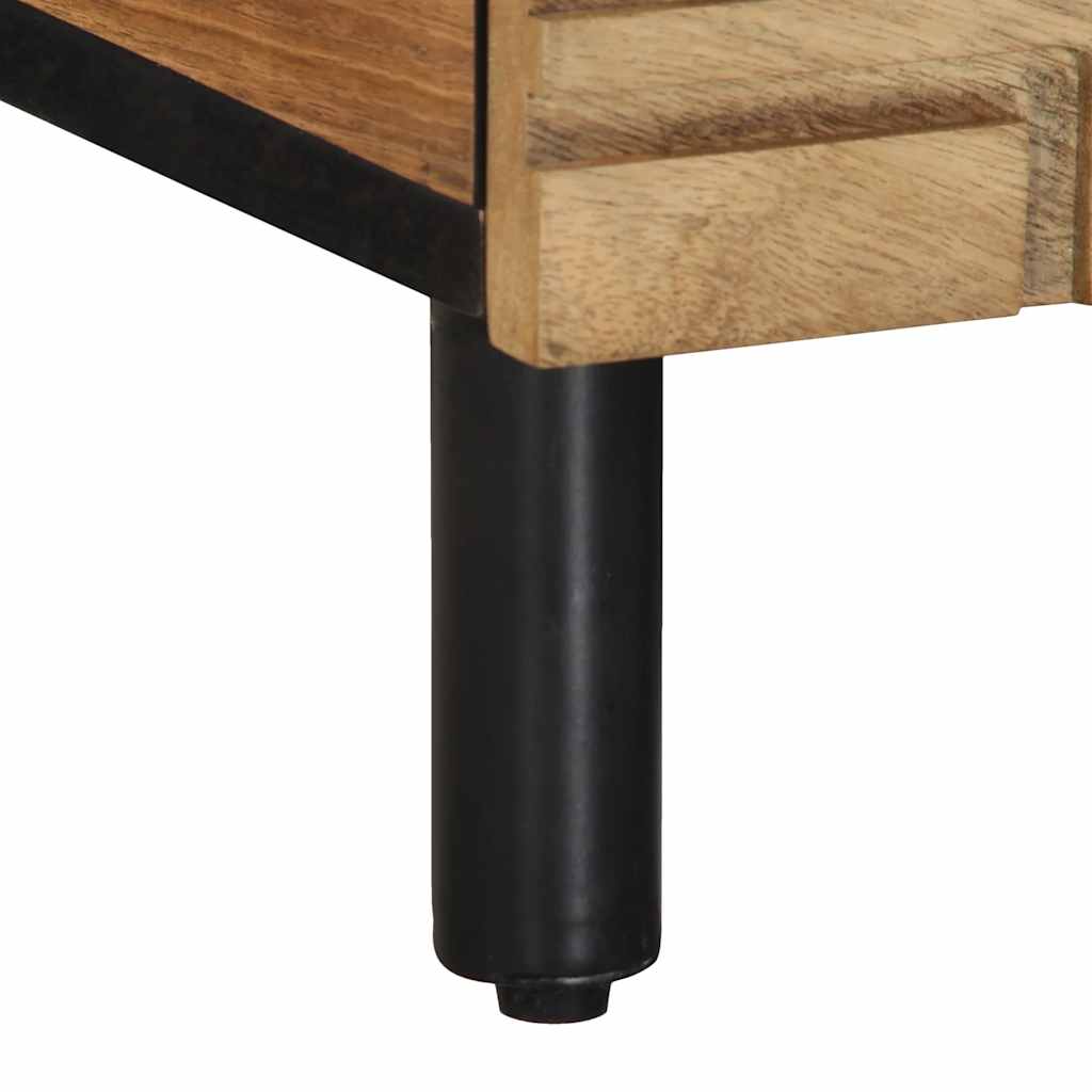 Salontafel 80x50x40 cm massief mangohout bruin is nu te koop bij PeponiXL, paradijselijk wonen!