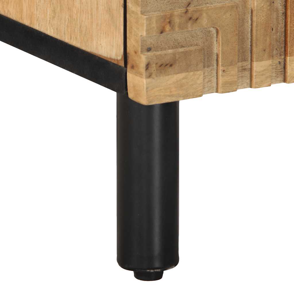 Nachtkastjes 2 st 40x33x46 cm massief mangohout bruin is nu te koop bij PeponiXL, paradijselijk wonen!