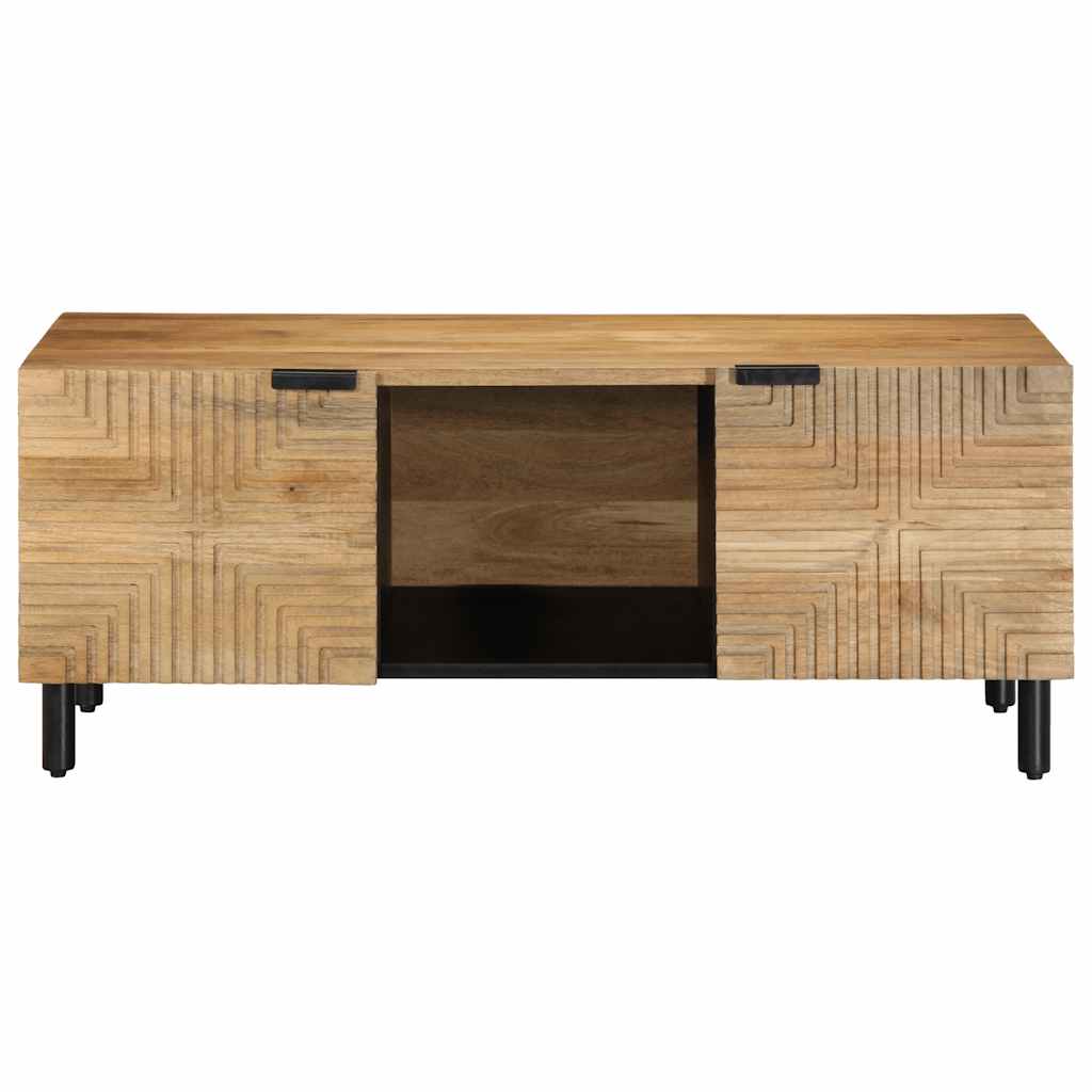 Salontafel 100x54x40 cm massief mango bruin is nu te koop bij PeponiXL, paradijselijk wonen!