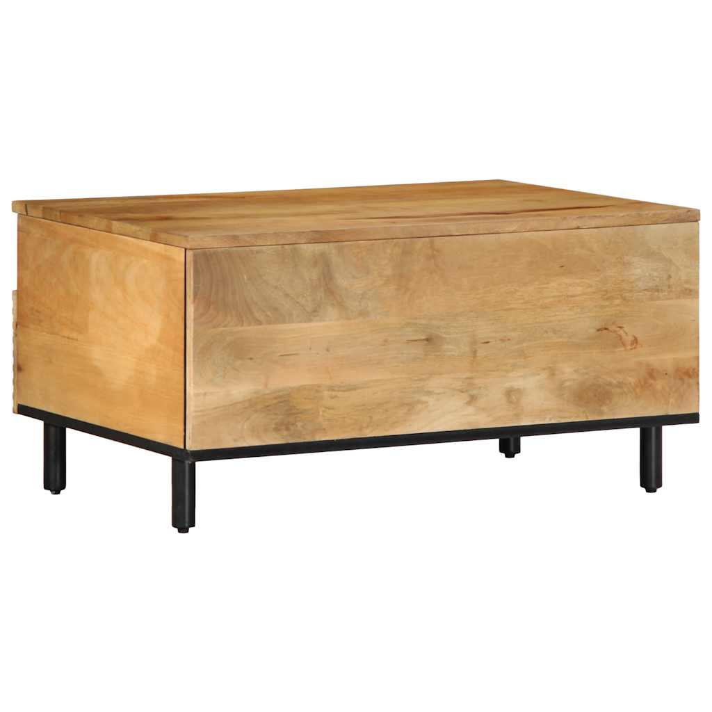 Salontafel 80x54x40 cm massief mangohout bruin is nu te koop bij PeponiXL, paradijselijk wonen!