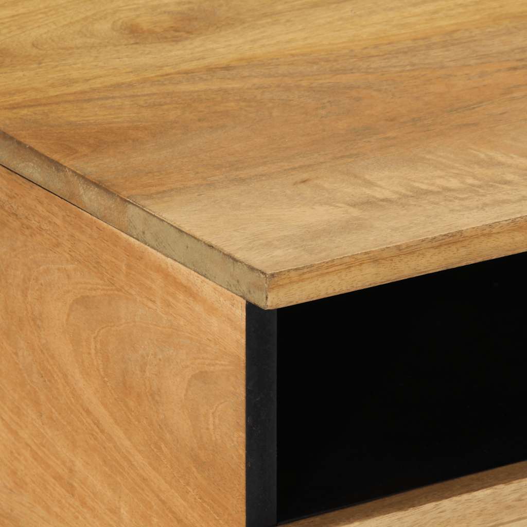 Salontafel 80x54x40 cm massief mangohout bruin is nu te koop bij PeponiXL, paradijselijk wonen!
