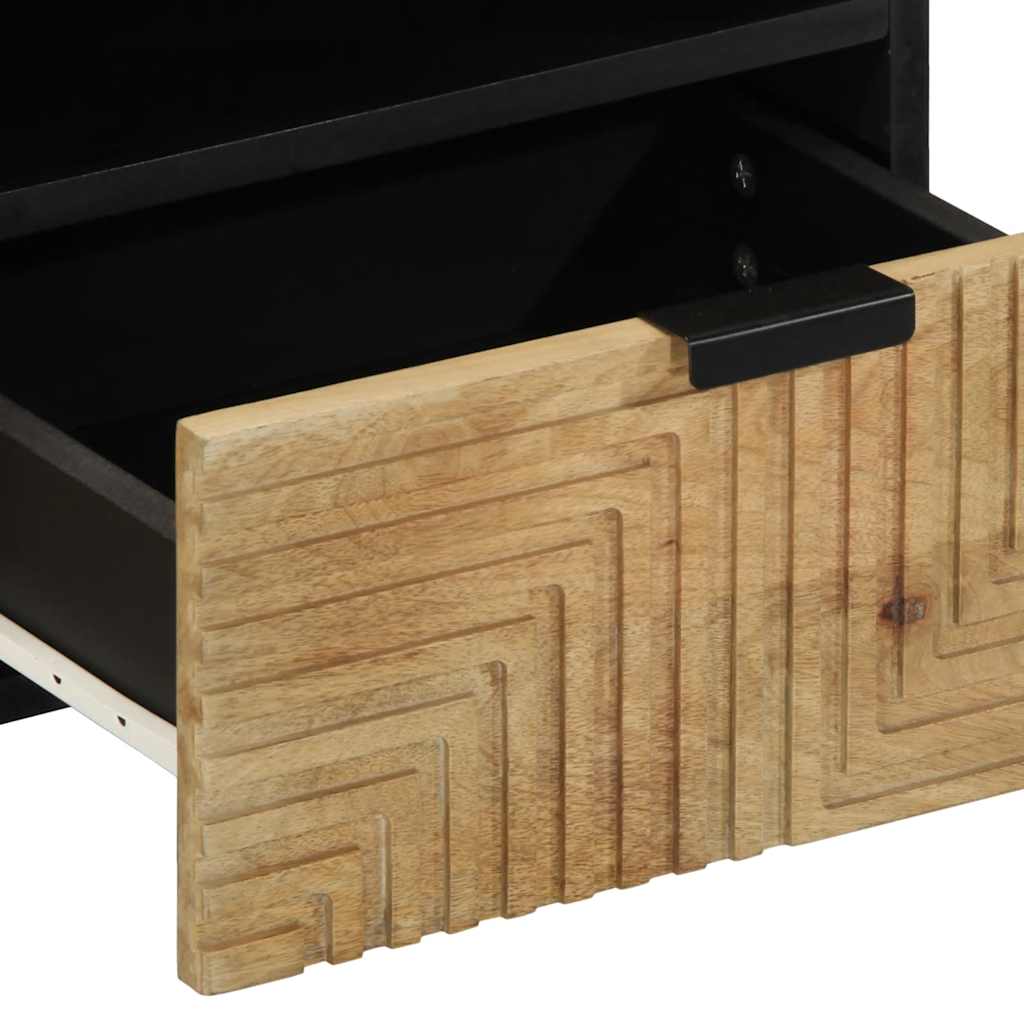 Salontafel 80x54x40 cm massief mangohout bruin is nu te koop bij PeponiXL, paradijselijk wonen!