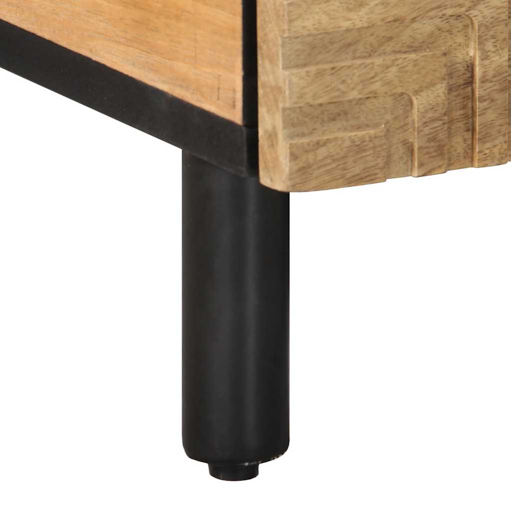 Salontafel 80x54x40 cm massief mangohout bruin is nu te koop bij PeponiXL, paradijselijk wonen!