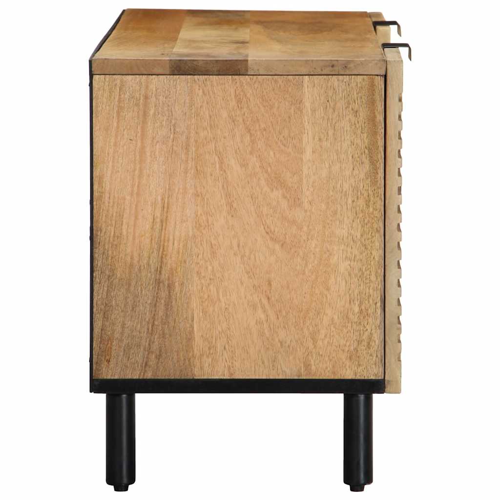 Tv-meubel 105x33x46 cm massief mangohout bruin is nu te koop bij PeponiXL, paradijselijk wonen!