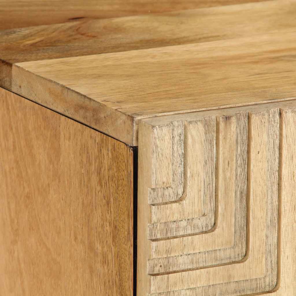 Tv-meubel 105x33x46 cm massief mangohout bruin is nu te koop bij PeponiXL, paradijselijk wonen!