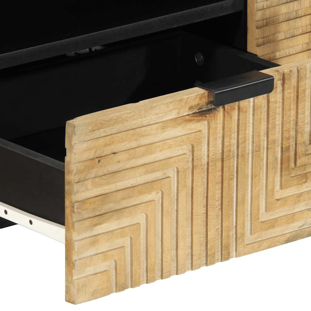 Tv-meubel 105x33x46 cm massief mangohout bruin is nu te koop bij PeponiXL, paradijselijk wonen!