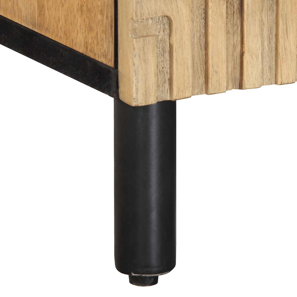 Tv-meubel 105x33x46 cm massief mangohout bruin is nu te koop bij PeponiXL, paradijselijk wonen!