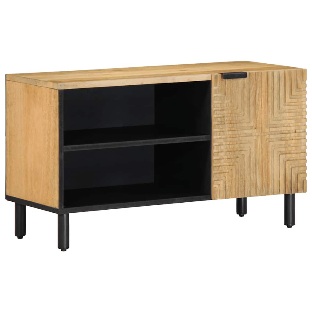Tv-meubel 80x31,5x46 cm massief mangohout bruin is nu te koop bij PeponiXL, paradijselijk wonen!