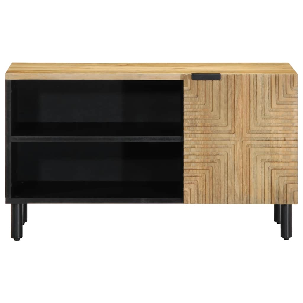 Tv-meubel 80x31,5x46 cm massief mangohout bruin is nu te koop bij PeponiXL, paradijselijk wonen!