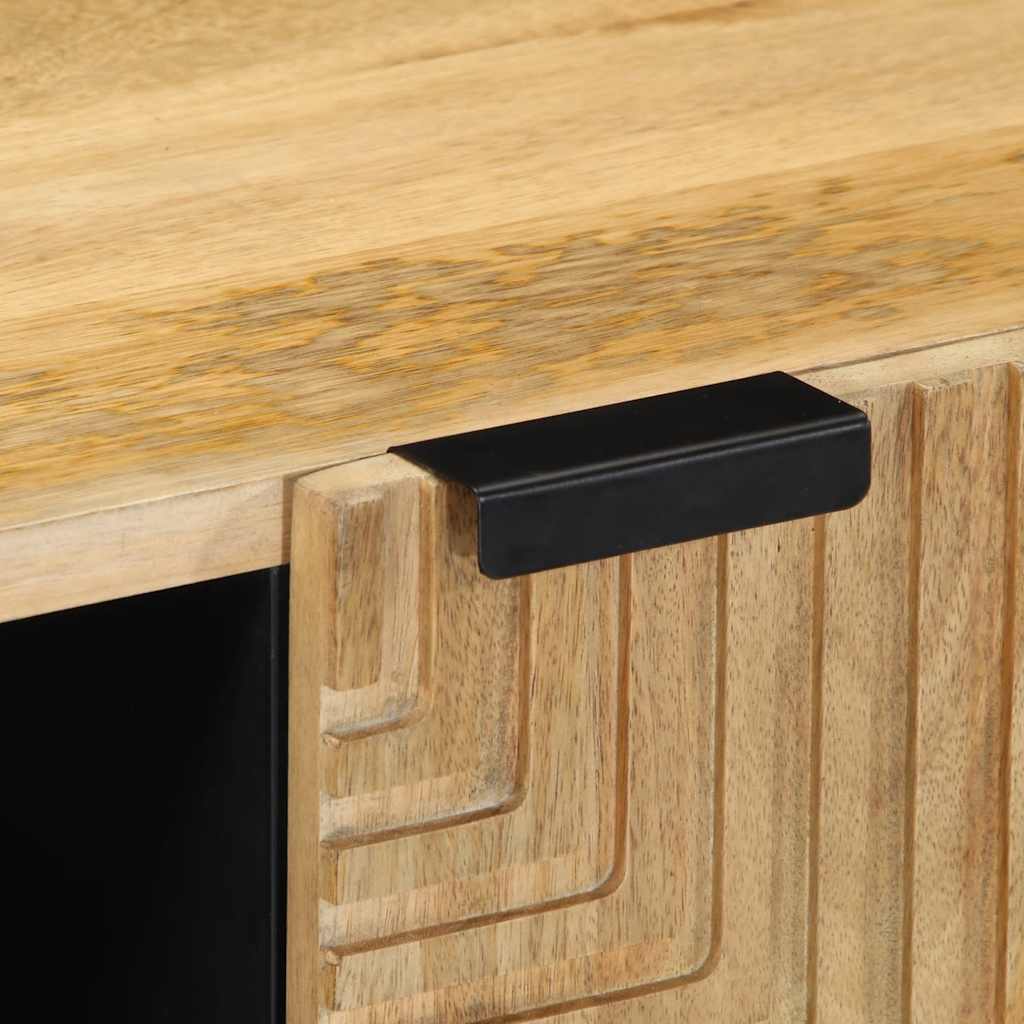 Tv-meubel 80x31,5x46 cm massief mangohout bruin is nu te koop bij PeponiXL, paradijselijk wonen!