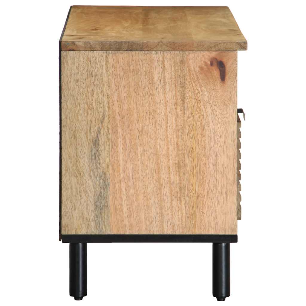 Tv-meubel 100x33x46 cm massief mangohout bruin is nu te koop bij PeponiXL, paradijselijk wonen!
