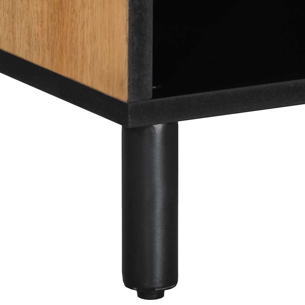 Tv-meubel 100x33x46 cm massief mangohout bruin is nu te koop bij PeponiXL, paradijselijk wonen!