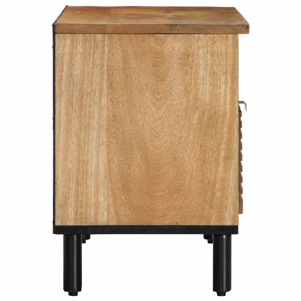 Tv-meubel 80x33x46 cm massief mangohout bruin is nu te koop bij PeponiXL, paradijselijk wonen!