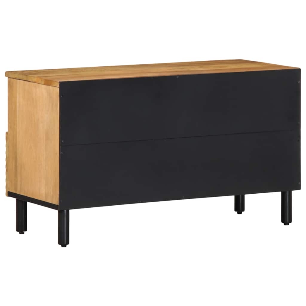 Tv-meubel 80x33x46 cm massief mangohout bruin is nu te koop bij PeponiXL, paradijselijk wonen!