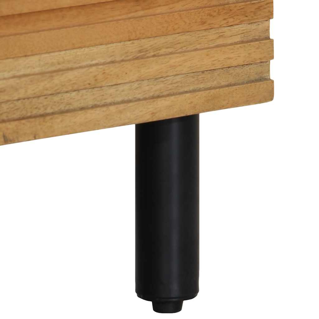 Hoge kast 60x33x100 cm massief mango bruin is nu te koop bij PeponiXL, paradijselijk wonen!