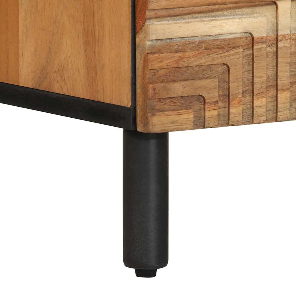 Nachtkastje 40x33x46 cm Massief hout Acacia is nu te koop bij PeponiXL, paradijselijk wonen!