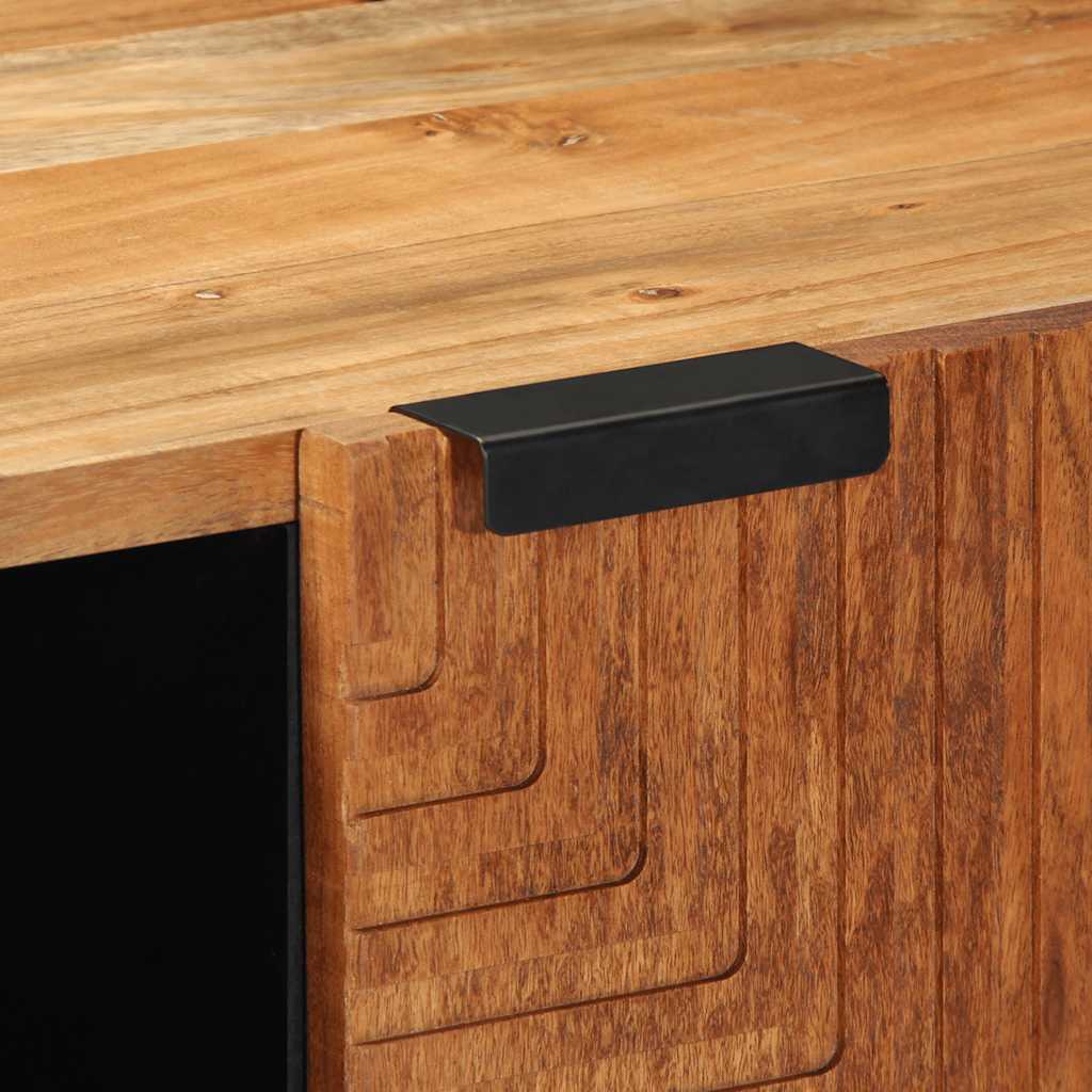 TV-kast 105x33x46 cm massief acaciahout is nu te koop bij PeponiXL, paradijselijk wonen!