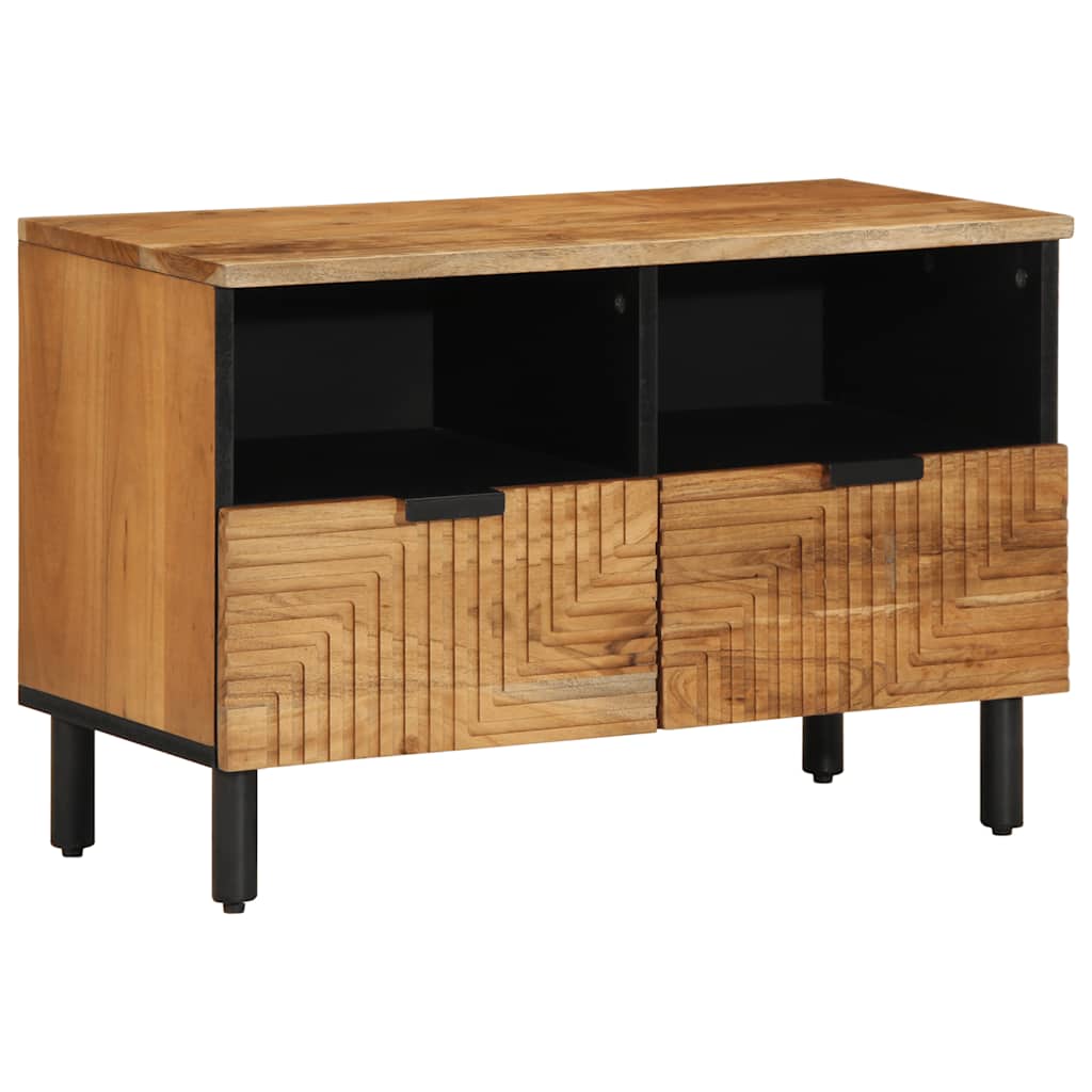 TV-kast 70x33x46 cm massief acaciahout is nu te koop bij PeponiXL, paradijselijk wonen!