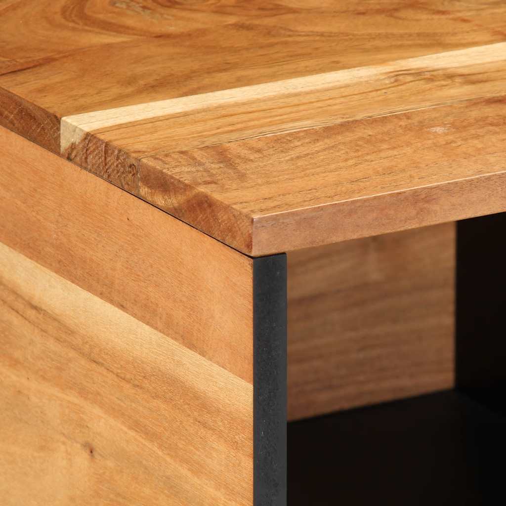 Salontafel 80x50x40 cm Massief Acaciahout is nu te koop bij PeponiXL, paradijselijk wonen!