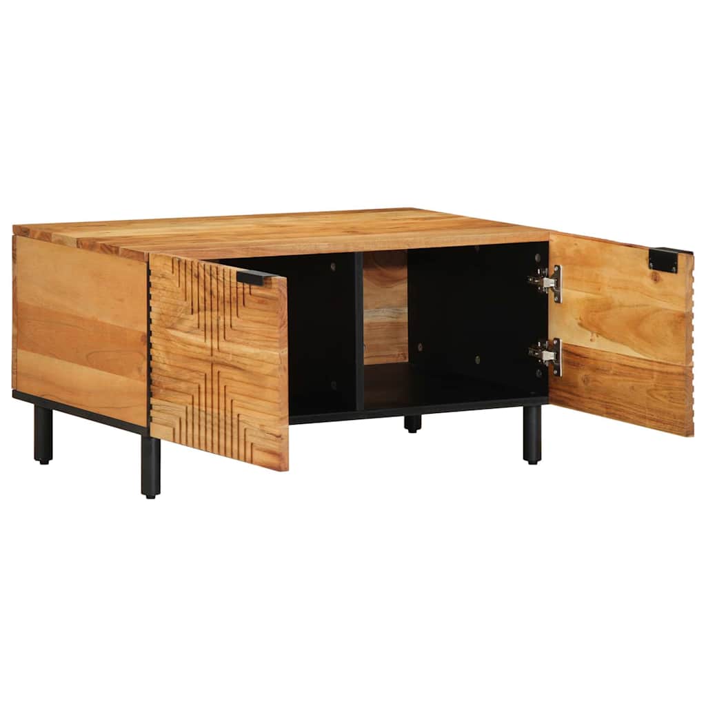 Salontafel 80x50x40 cm Massief Acaciahout is nu te koop bij PeponiXL, paradijselijk wonen!