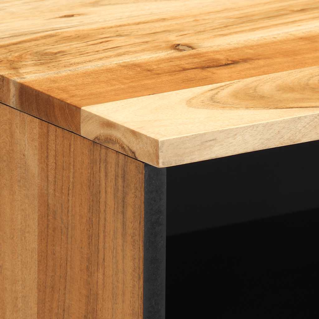 Nachtkastje 40x33x46 cm Massief hout Acacia is nu te koop bij PeponiXL, paradijselijk wonen!