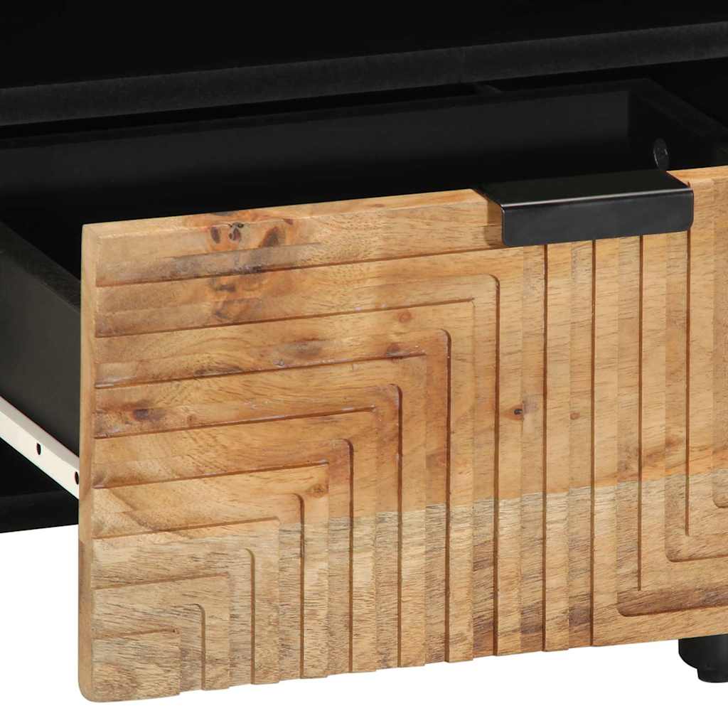 Nachtkastje 40x33x46 cm Massief hout Acacia is nu te koop bij PeponiXL, paradijselijk wonen!