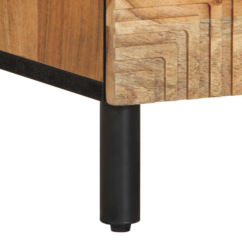 Nachtkastjes 2 stuks 40x33x46 cm Massief hout Acacia is nu te koop bij PeponiXL, paradijselijk wonen!