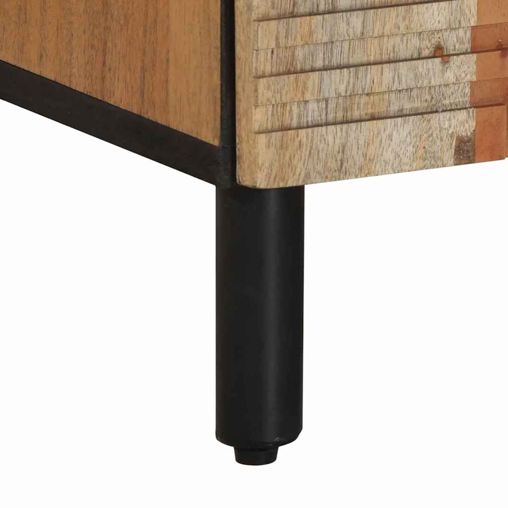Nachtkastje met lade Bruin 50 x 33 x 60 cm Massief acaciahout is nu te koop bij PeponiXL, paradijselijk wonen!