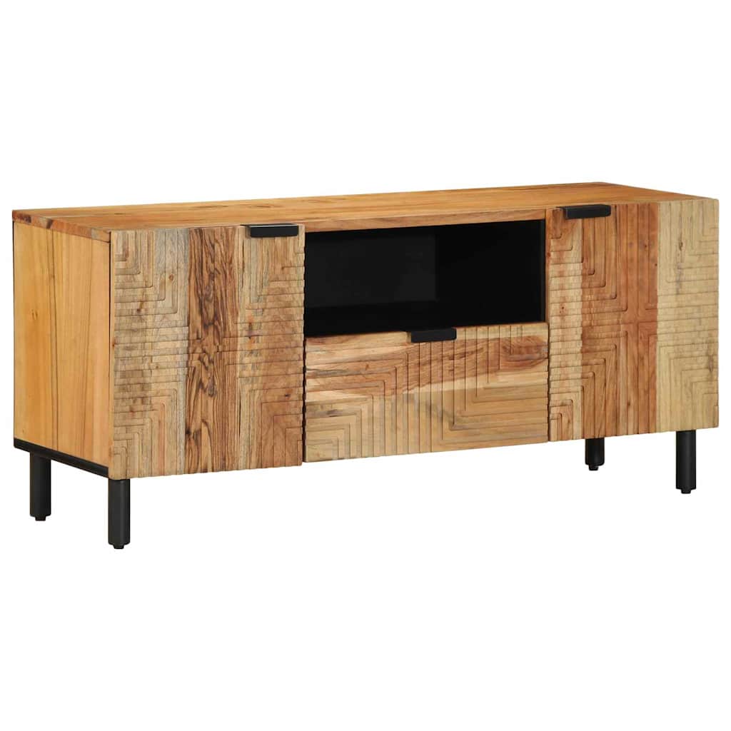 TV Eenheden Massief Acaciahout 105 x 33,5 x 46 cm Bewerkt hout is nu te koop bij PeponiXL, paradijselijk wonen!