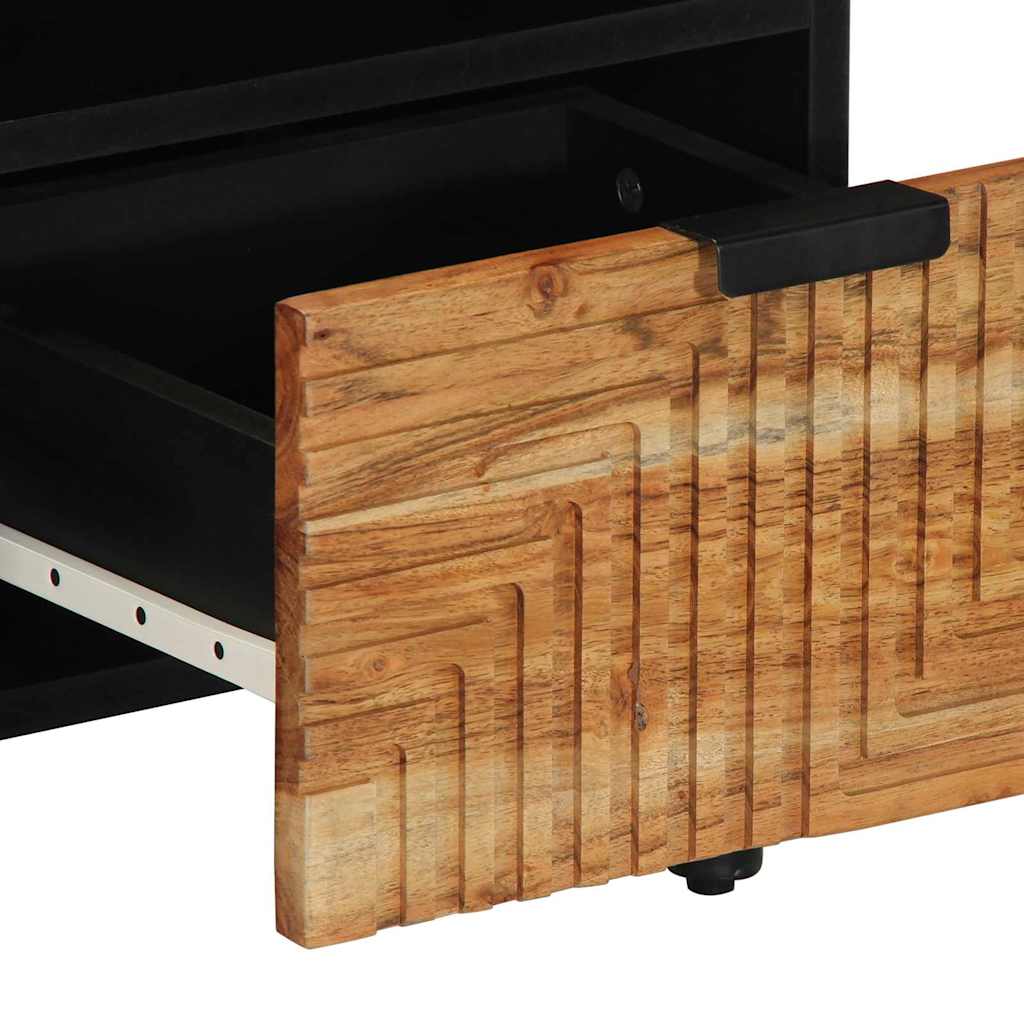 TV Eenheden Massief Acaciahout 100 x 33,5 x 46 cm Bewerkt hout is nu te koop bij PeponiXL, paradijselijk wonen!