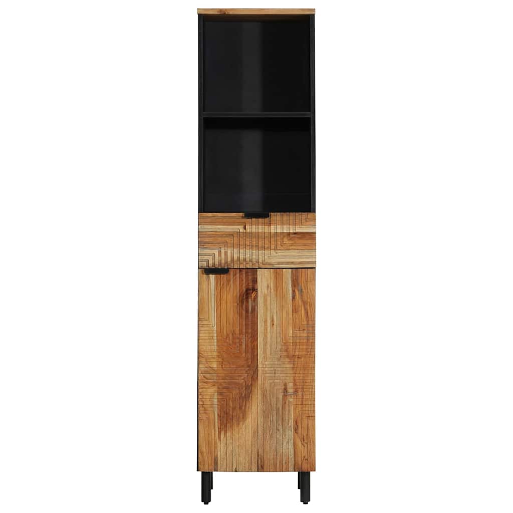 Badkamertenk te kast Massief Acaciahout 38 x 33 x 160 cm is nu te koop bij PeponiXL, paradijselijk wonen!