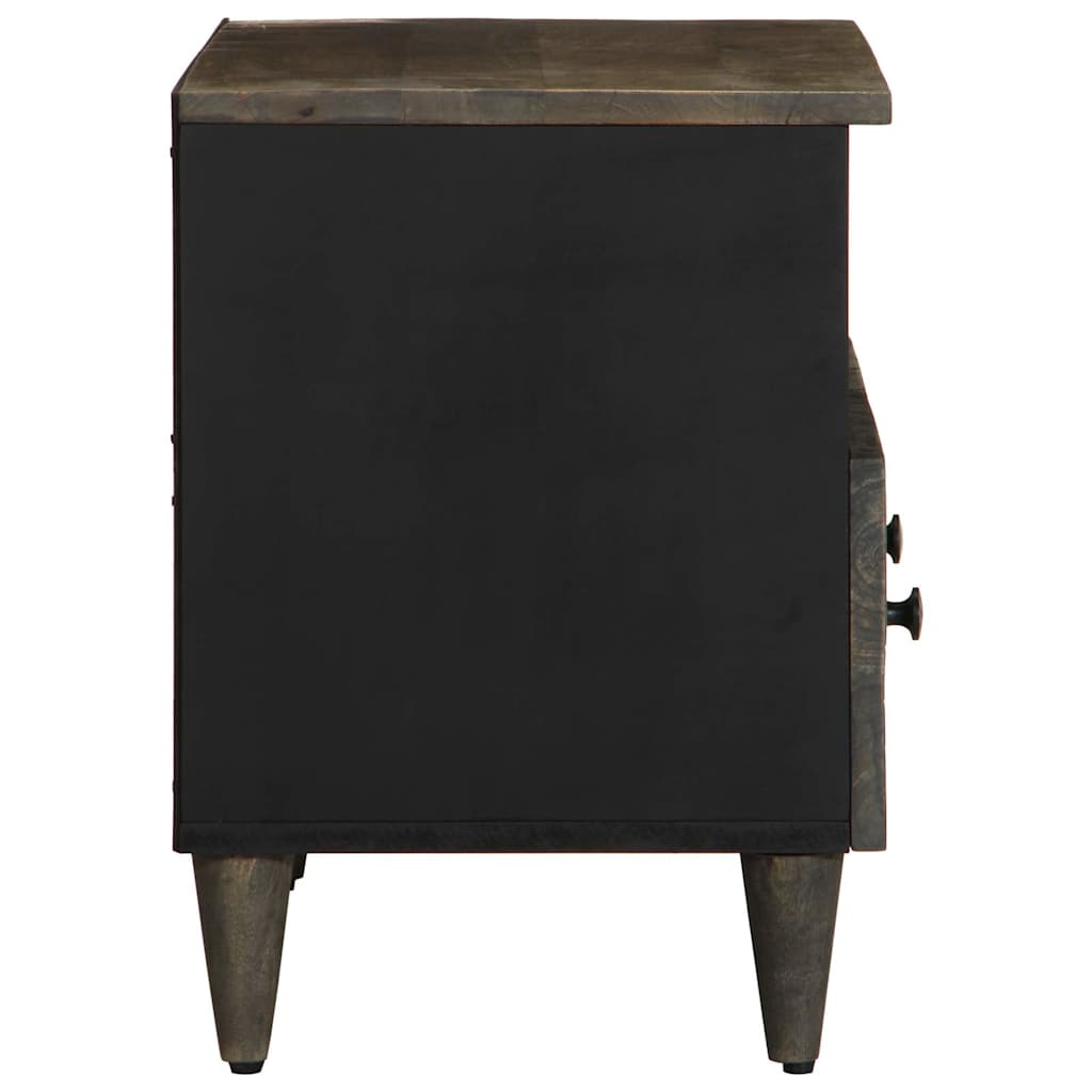 Tv-meubel 70x33,5x46 cm massief mangohout lichtgrijs is nu te koop bij PeponiXL, paradijselijk wonen!