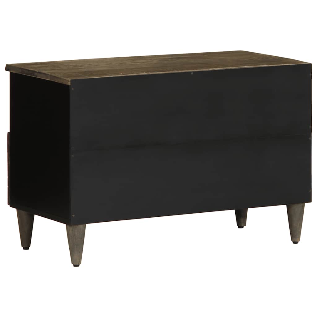 Tv-meubel 70x33,5x46 cm massief mangohout lichtgrijs is nu te koop bij PeponiXL, paradijselijk wonen!