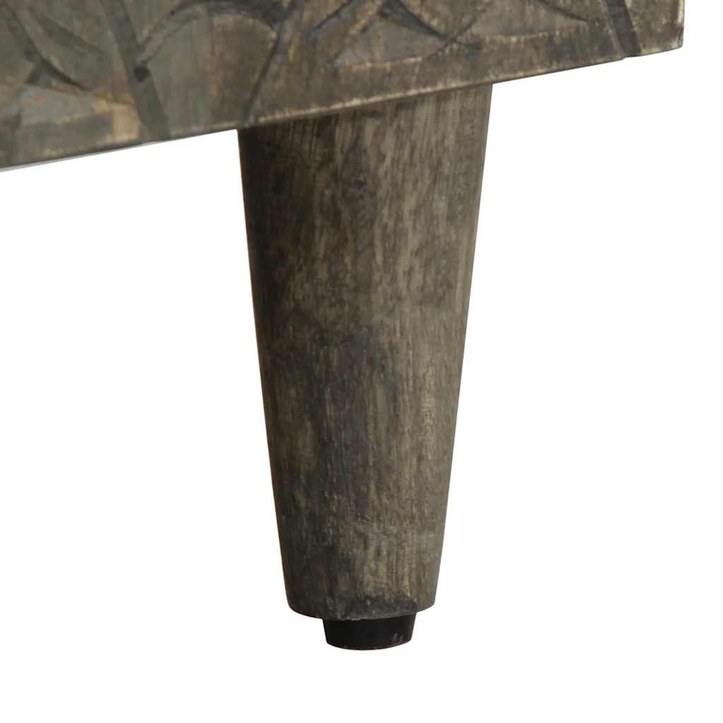 Dressoir 60x33,5x75 cm massief mangohout lichtgrijs is nu te koop bij PeponiXL, paradijselijk wonen!