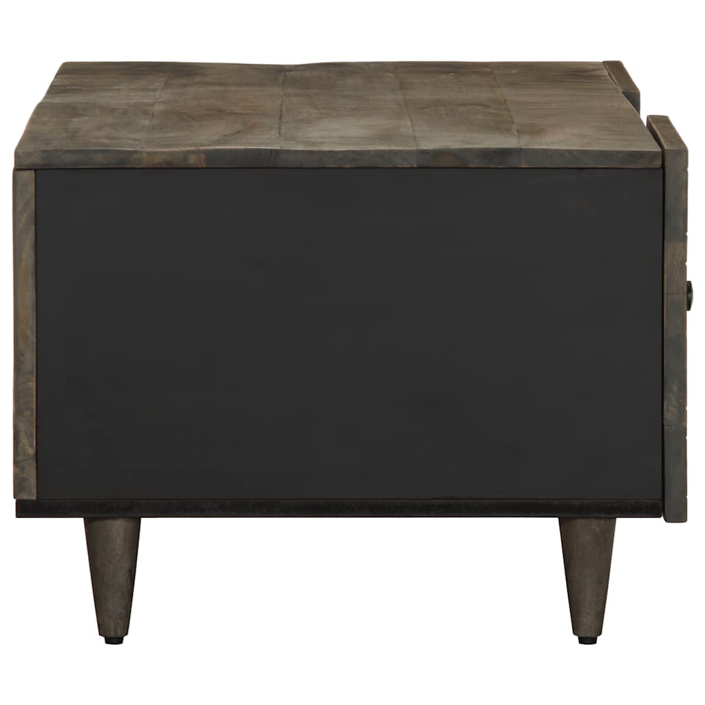 Salontafel 100x54x40 cm massief mangohout lichtgrijs is nu te koop bij PeponiXL, paradijselijk wonen!