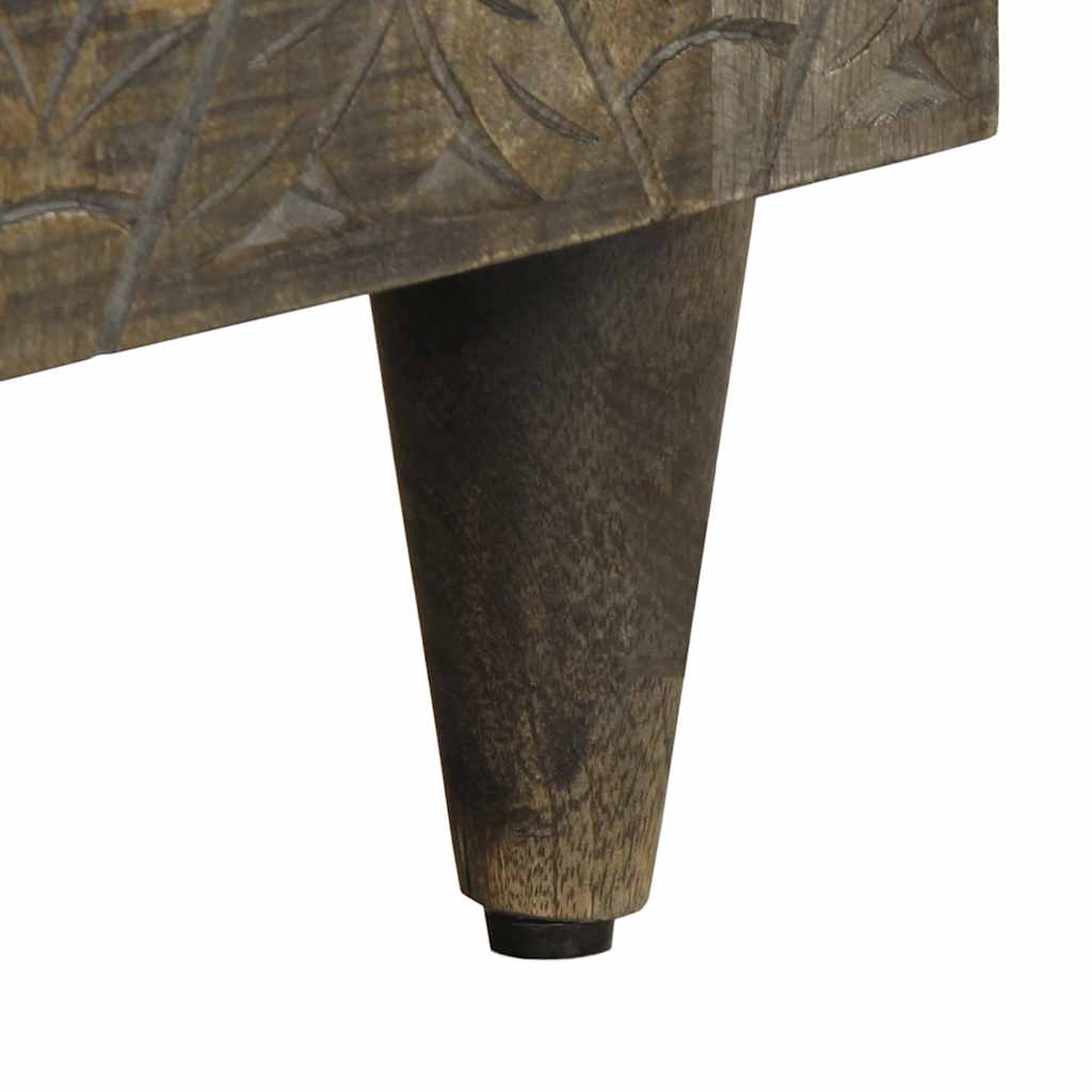 Tv-meubel 80x31,5x46 cm massief mangohout lichtgrijs is nu te koop bij PeponiXL, paradijselijk wonen!