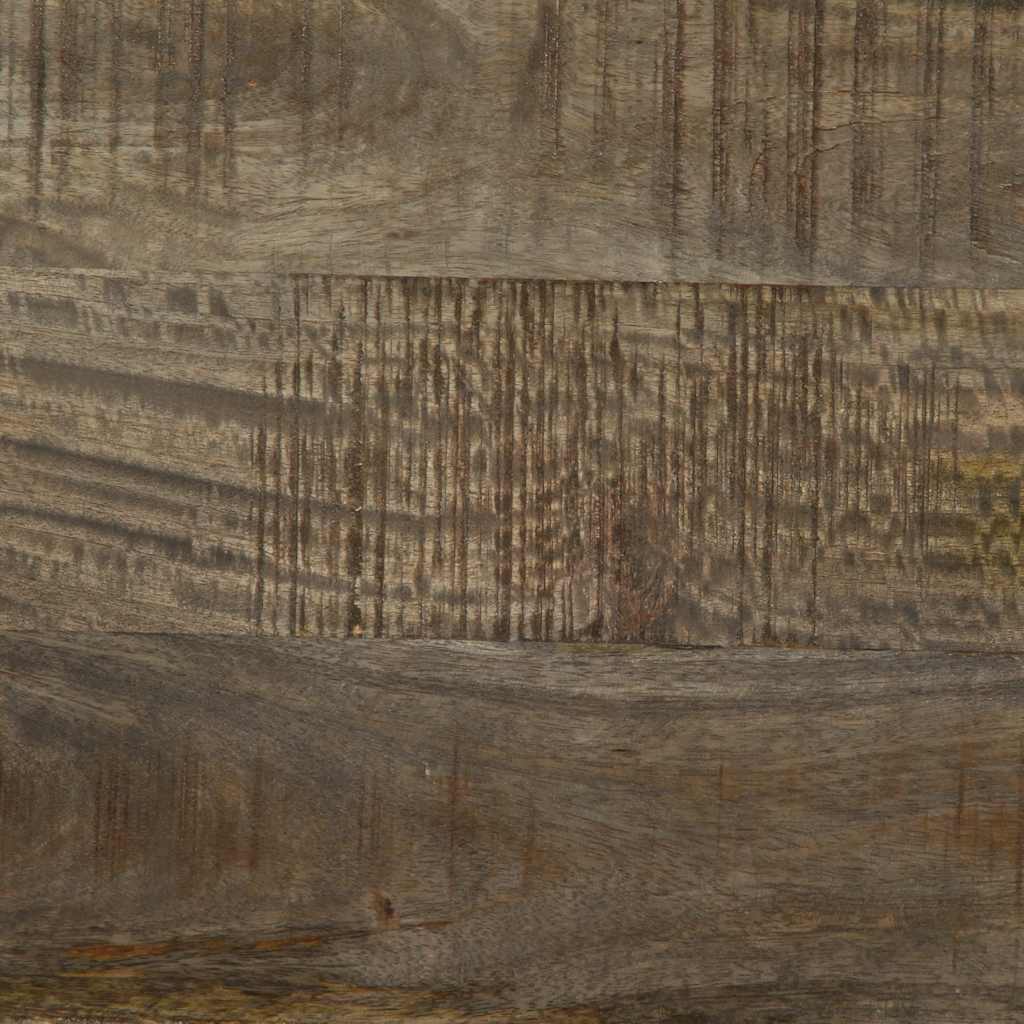 Tv-meubel 100x33x46 cm massief mangohout zwart is nu te koop bij PeponiXL, paradijselijk wonen!