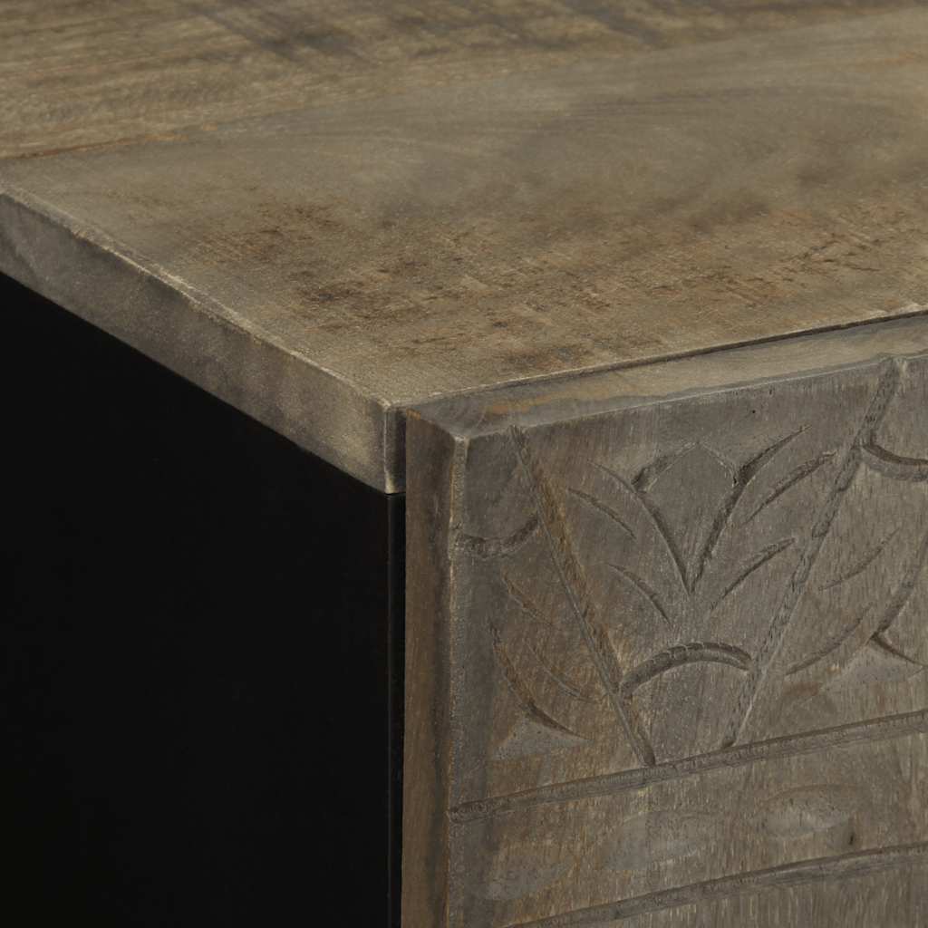 Dressoir 60x33x75 cm massief mangohout is nu te koop bij PeponiXL, paradijselijk wonen!