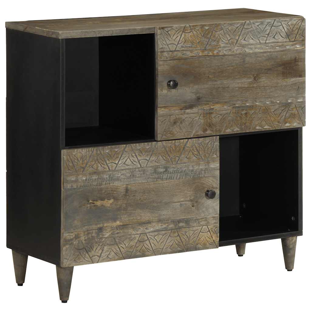 Dressoir 80x33x75 cm massief mangohout is nu te koop bij PeponiXL, paradijselijk wonen!