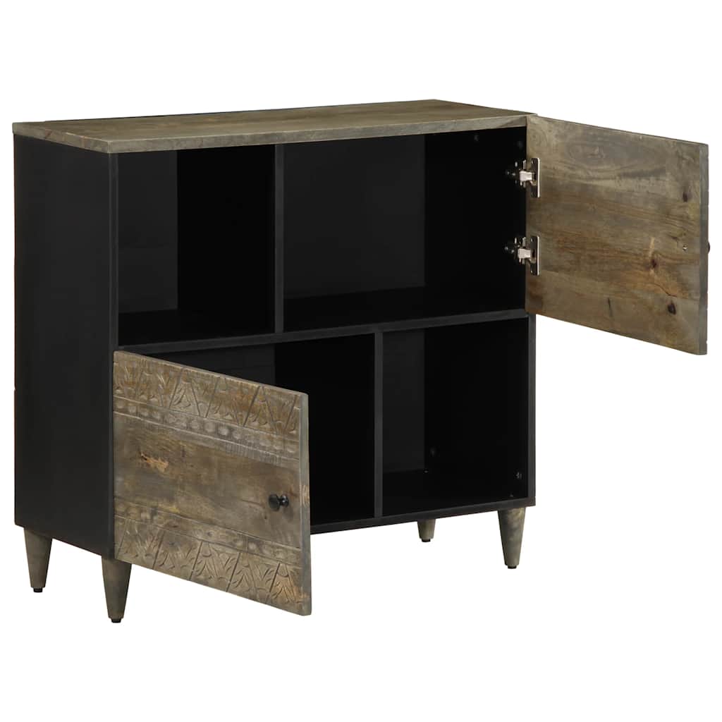 Dressoir 80x33x75 cm massief mangohout is nu te koop bij PeponiXL, paradijselijk wonen!