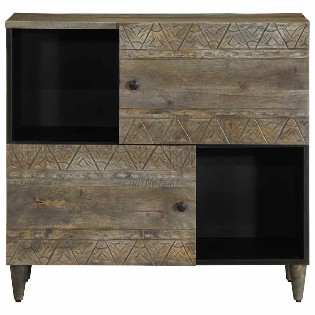 Dressoir 80x33x75 cm massief mangohout is nu te koop bij PeponiXL, paradijselijk wonen!