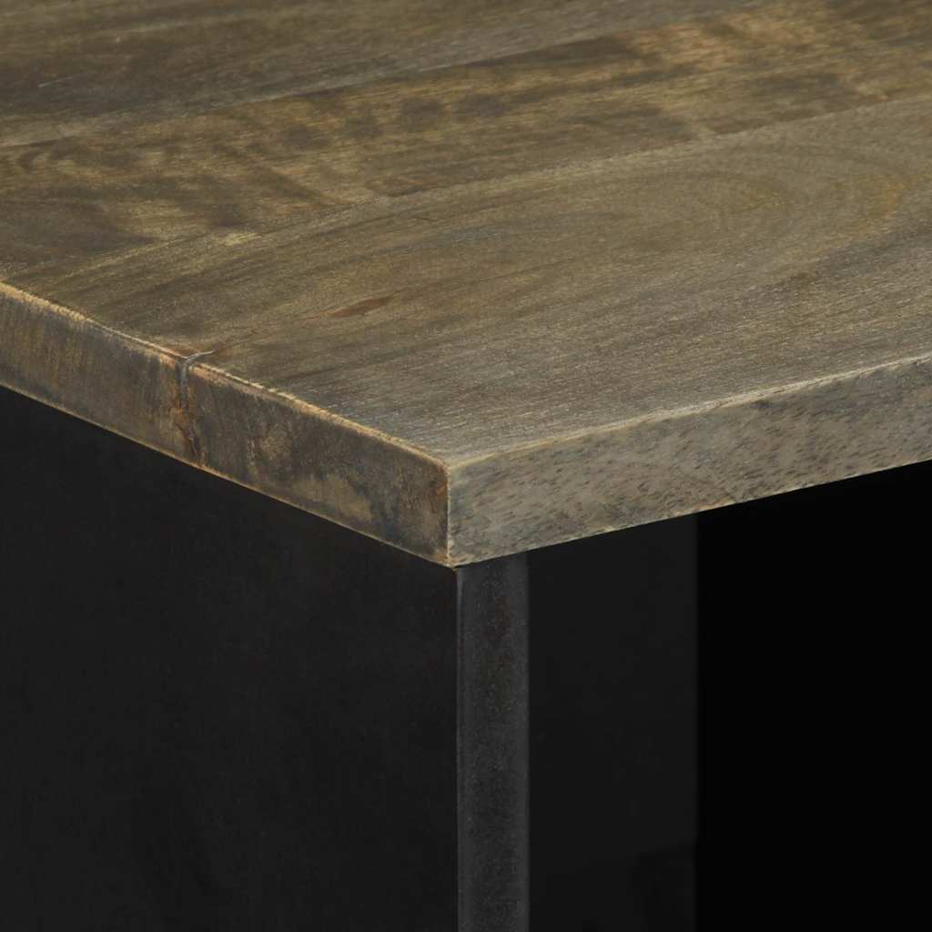 Dressoir 80x33x75 cm massief mangohout is nu te koop bij PeponiXL, paradijselijk wonen!