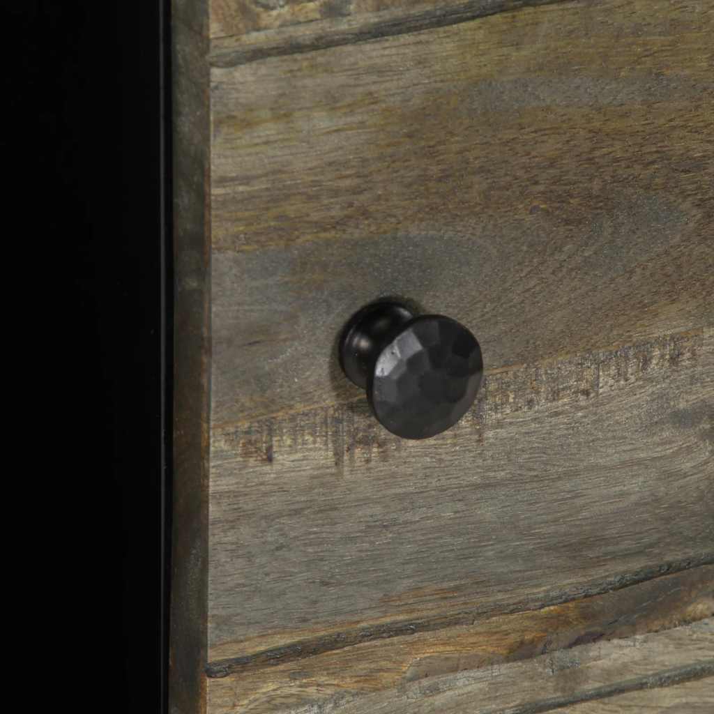 Dressoir 80x33x75 cm massief mangohout is nu te koop bij PeponiXL, paradijselijk wonen!