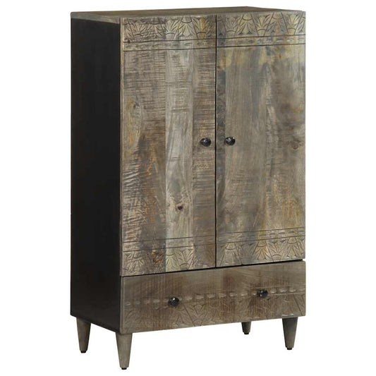 Hoge kast 60x33x100 cm massief mangohout is nu te koop bij PeponiXL, paradijselijk wonen!