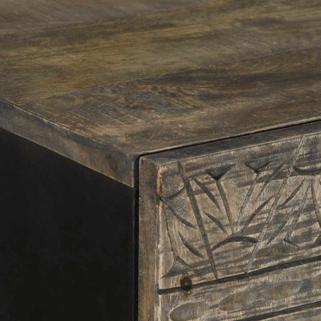 Hoge kast 60x33x100 cm massief mangohout is nu te koop bij PeponiXL, paradijselijk wonen!