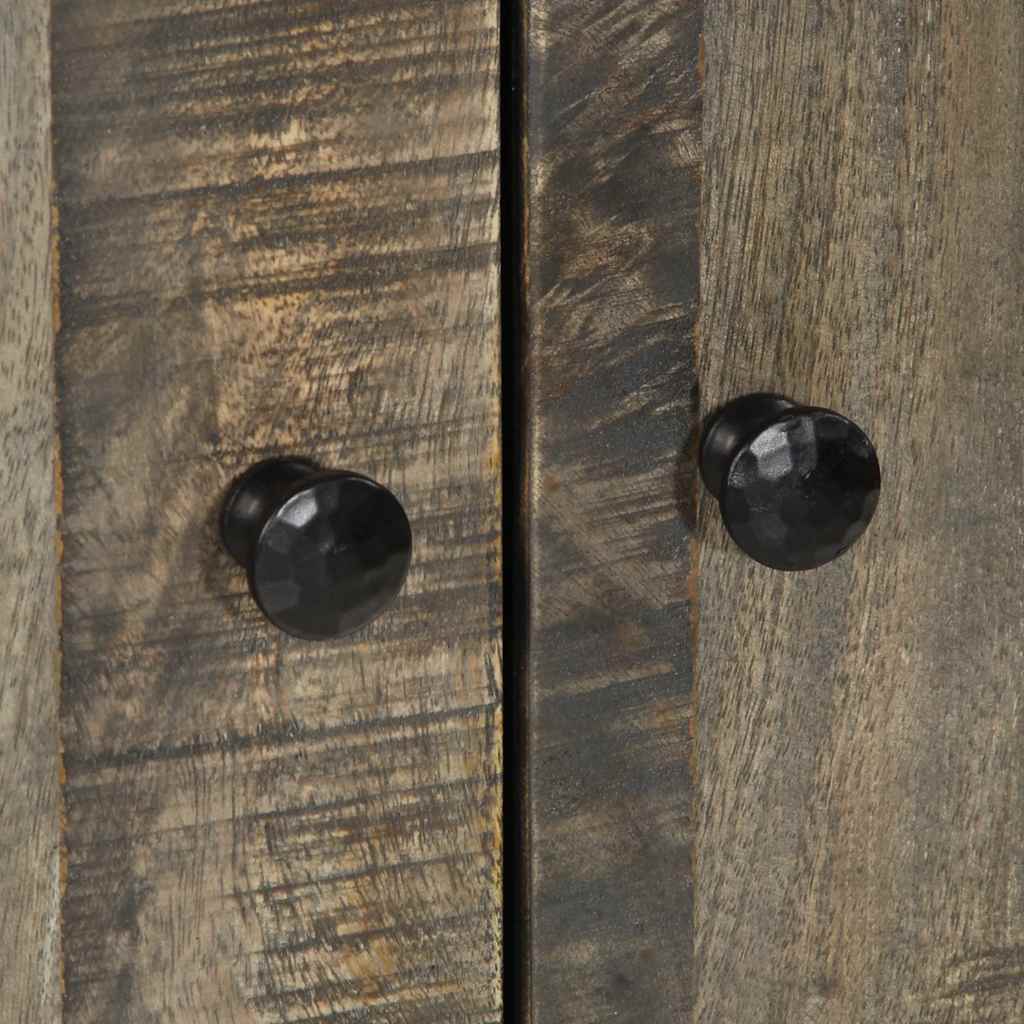 Hoge kast 60x33x100 cm massief mangohout is nu te koop bij PeponiXL, paradijselijk wonen!
